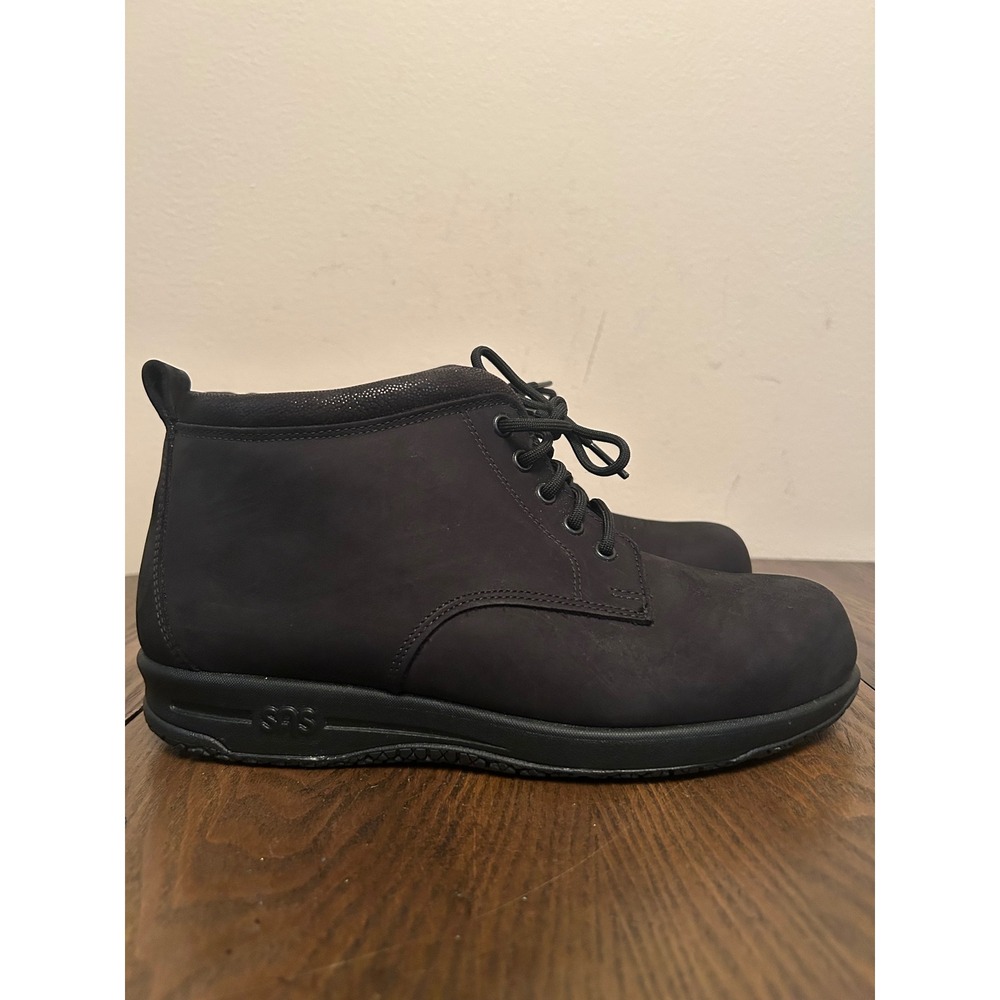 SAS Gretchen Black Moondust Black Size 8W Women's Boots